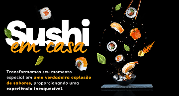 Sushi em Casa - Reino do Peixe